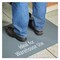 Guardian Floor Protection Antifatigue Mat, 36" L x 24" W, 0.5" Thickness, Solid PVC, Gray 44020350 - alternate 11